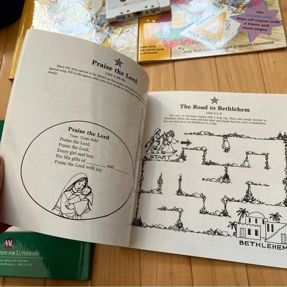 Mouse Prints Journey Through The Church Year ~ Books, Activity Books, Tapes Set - Picture 7 of 11